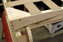 Glue Screw solid wood sofa frame