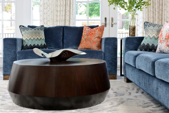 Bedford Park Nortown Family Room Coffee Table Design