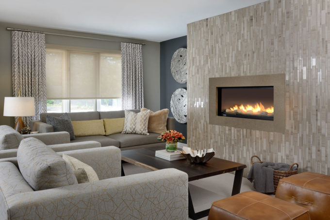 Richmond Hill Living Room Fireplace Design