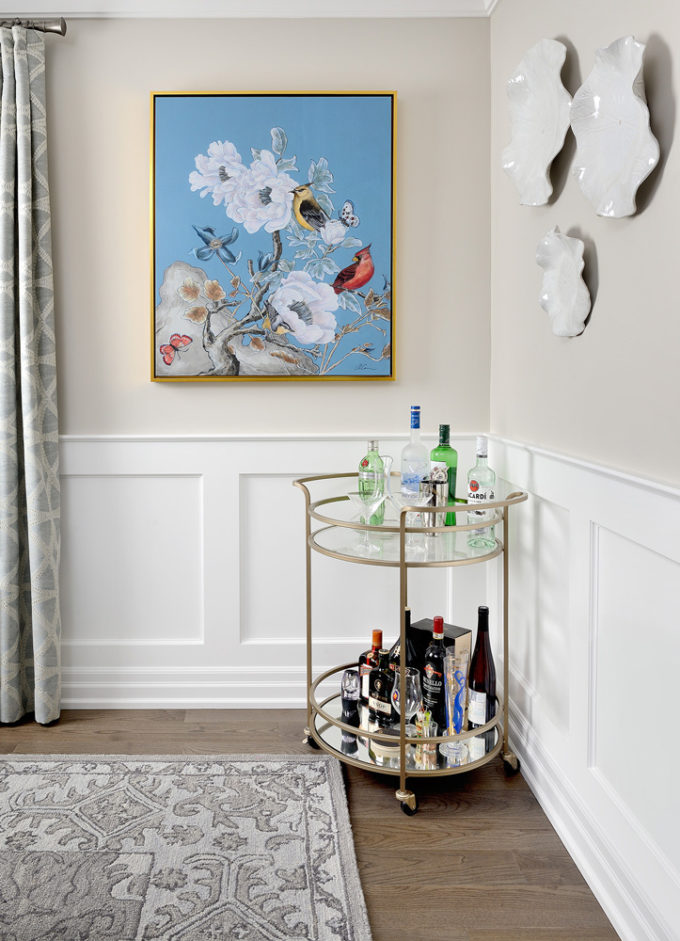 Thornhill Renovation Decor Bar Cart Art Designs