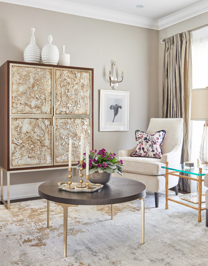 Vaughan Decor Luxe Living Room Interior Design