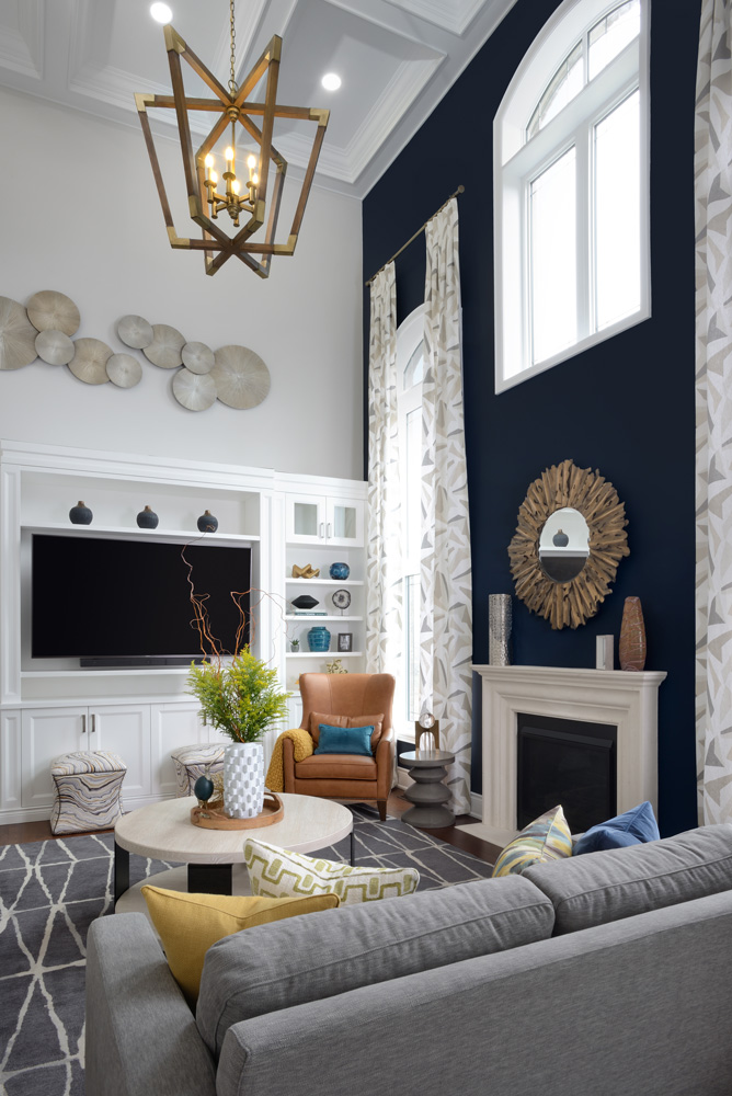 Vaughan Family Room Fireplace Design