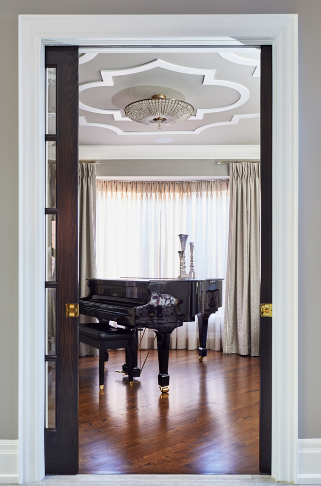 Vaughan Renovation Piano Room Design