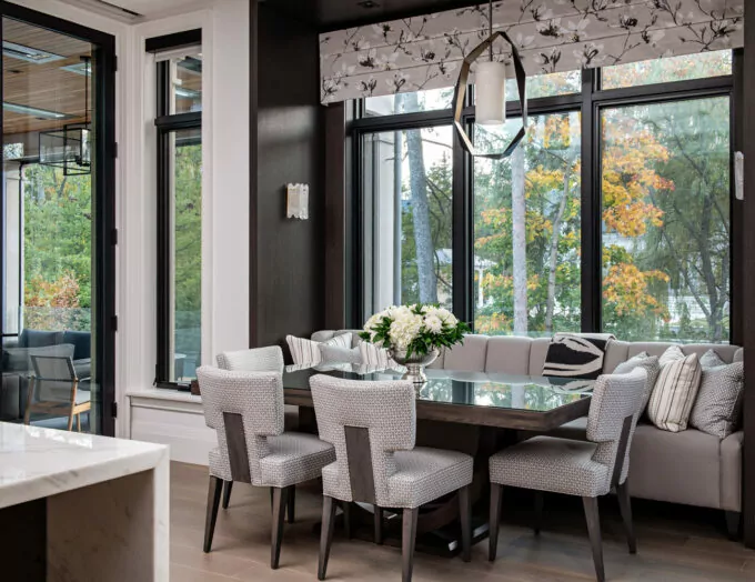 Oakville Dream Home Elton Park Breakfast Nook Design