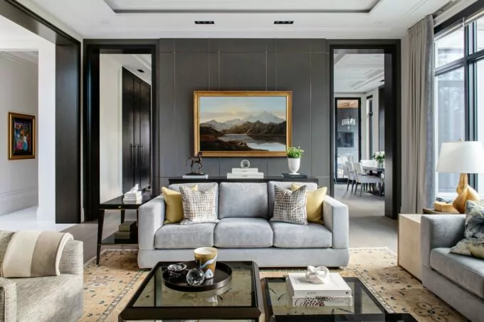 Oakville Dream Home Interior Design Family Room