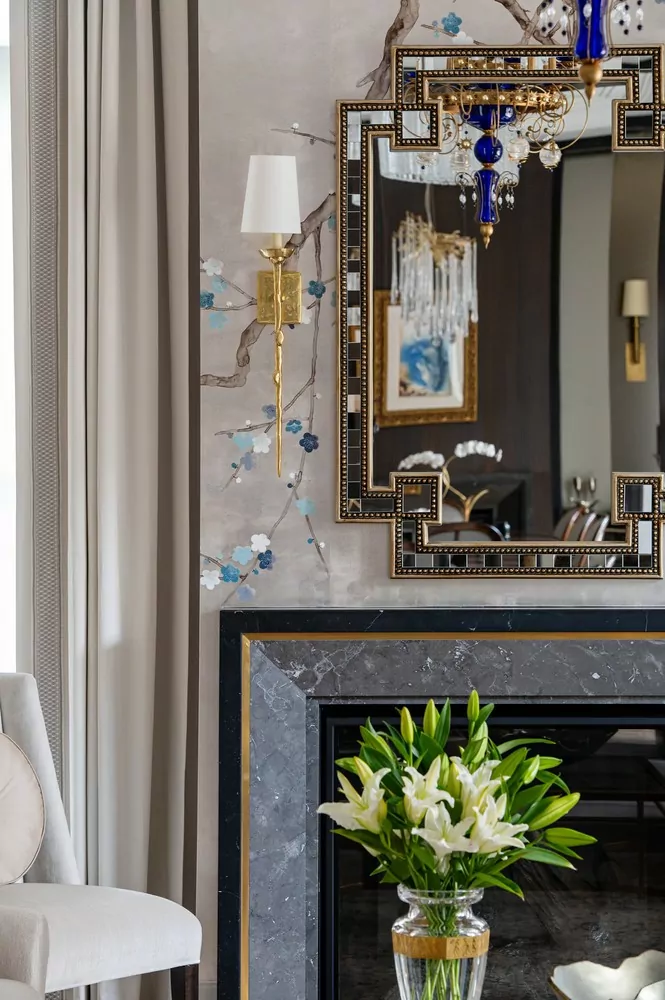 Oakville Dream Home Living Room Fireplace Design