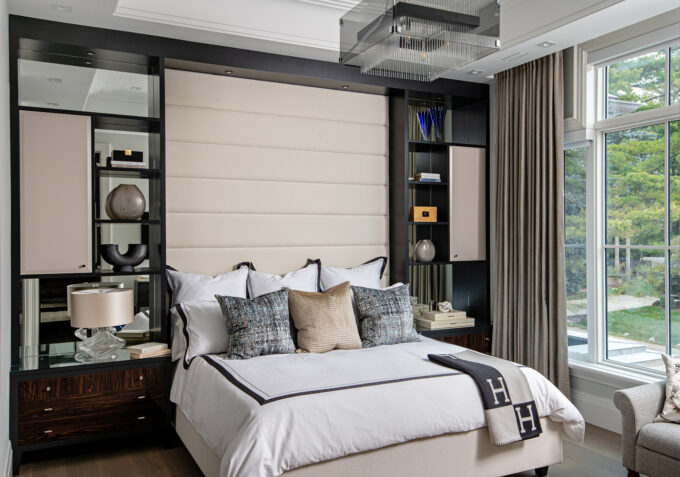 Oakville Dream Home Luxe Bedroom Interior Design