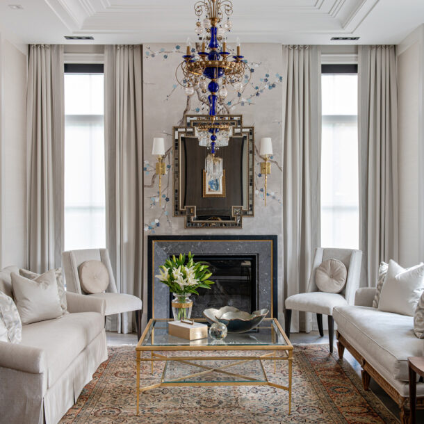 Oakville Dream Home Luxe Living Room Interior Design