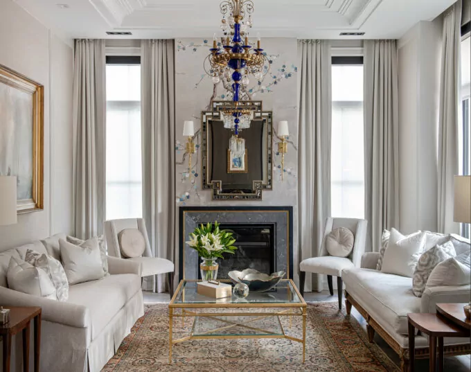 Oakville Dream Home Luxe Living Room Interior Design