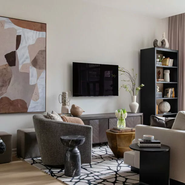 Casa Loma Contemporary Living Room Design