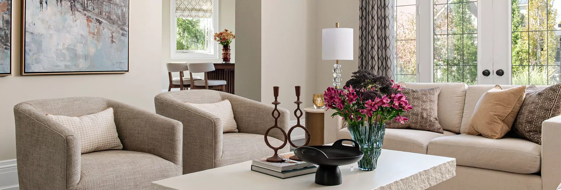 Luxury Custom Living Room Interior Design Richmond Hill