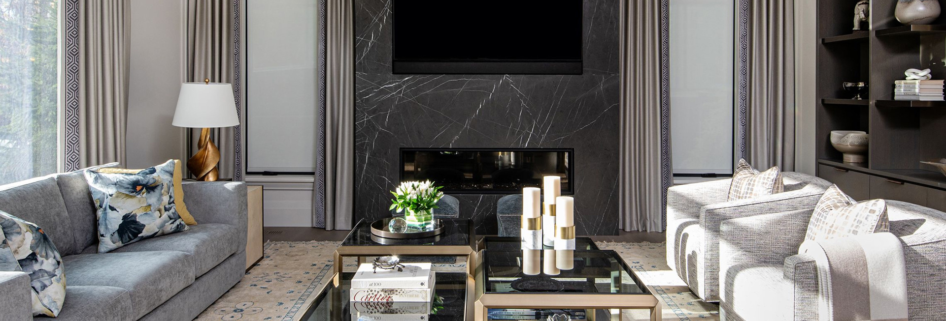 Oakville Luxury Living Room Interior Design