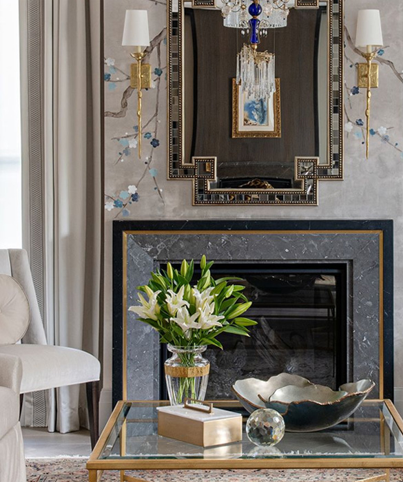 Richmond Hill Luxury Living Room Interior Design