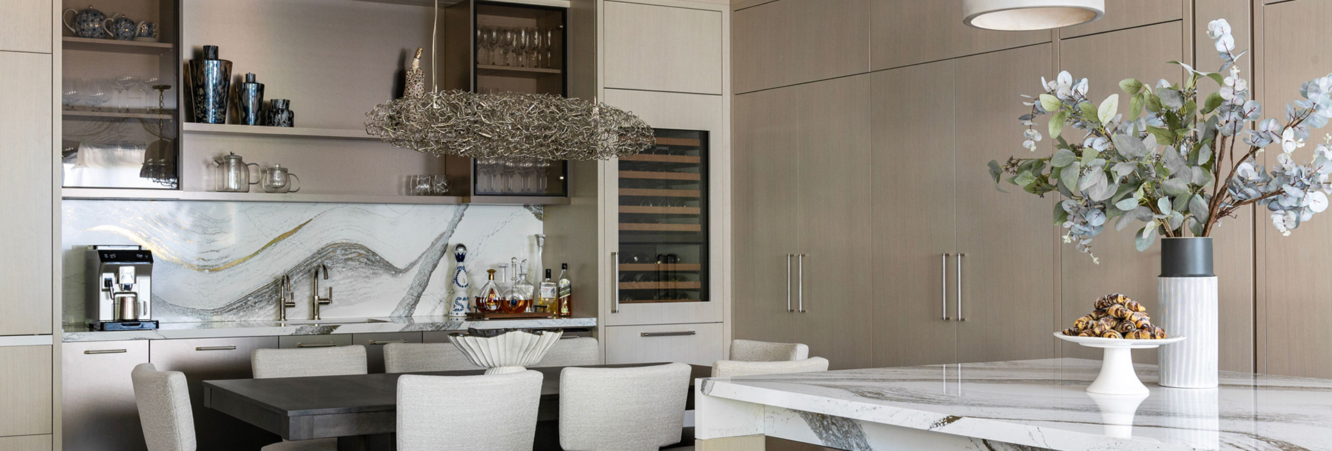 Vaughan Open Kitchen Dining Luxury Interior Design